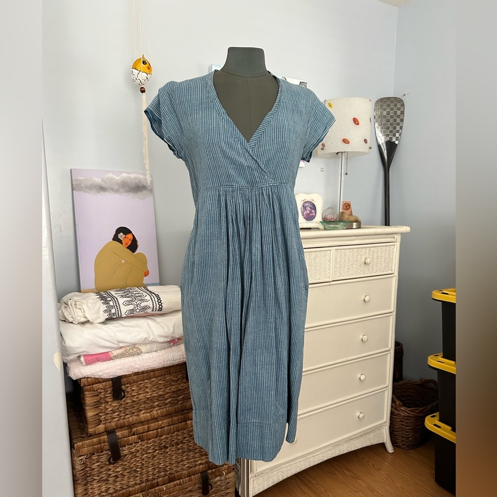 Injiri Denim Blue Dress